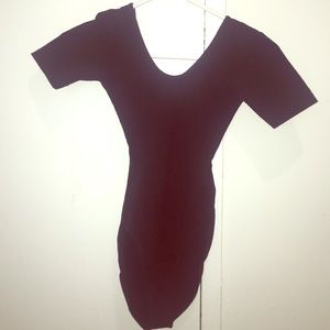 American Apparel Black Bodysuit Size Small