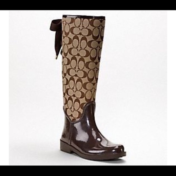 Coach rainboots!