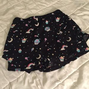 Cute cupcake theme skorts / shorts and skirt