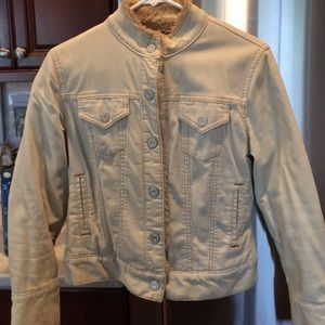 Gap fur lined corduroy jacket.