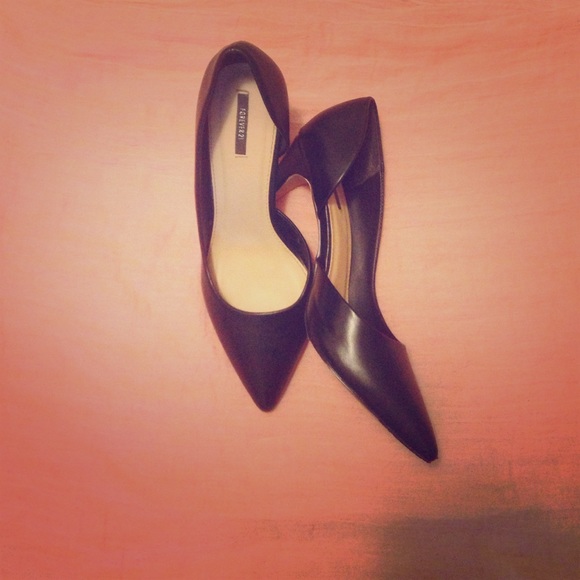 Forever 21 Black D'orsay Heels