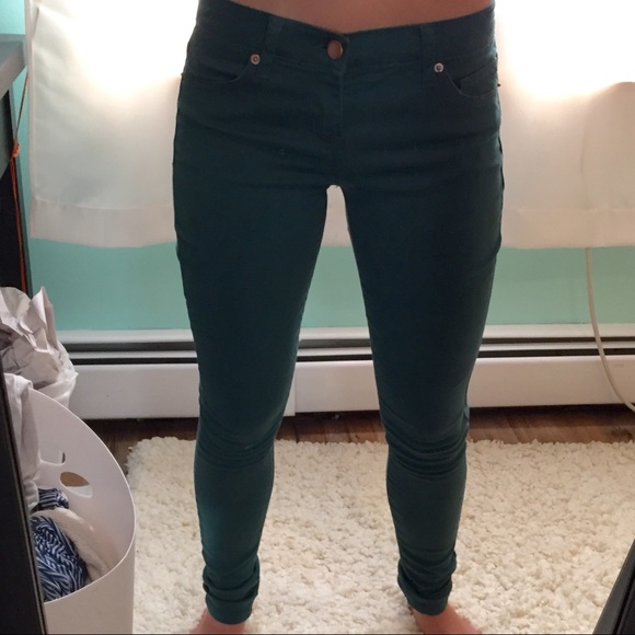 Emerald skinny jeans - Picture 1 of 4