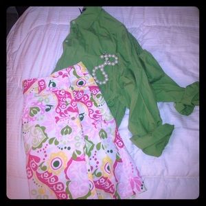 Super cute floral skort