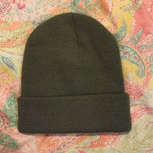 American Apparel Army Green Beanie