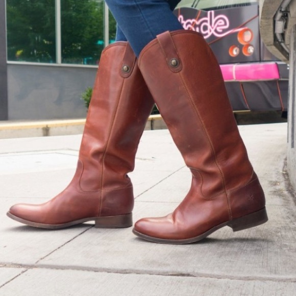Frye Melissa Riding Boot - Cognac