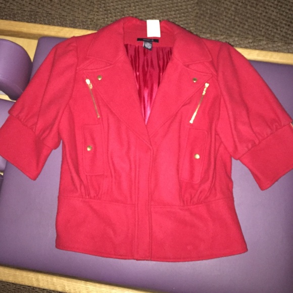 Red wool jacket❌SOLD❌