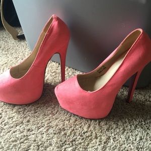 Pink heels