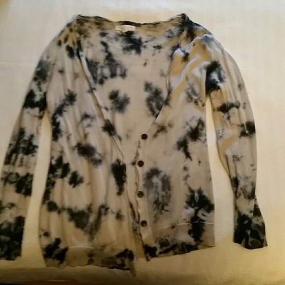 Acid-wash Cardigan