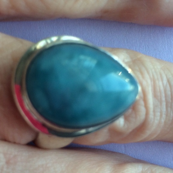 โฌ๏ธโฌโฌ๏ธ ๐STERLING SILVER ๐LARIMAR HOST PICK ๐ - Picture 4 of 7