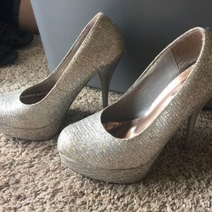 Silver heels