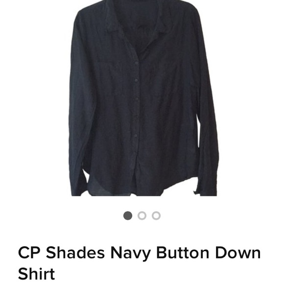 C P Shades Navy Button Down