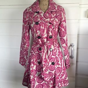 Merona Paisley Trench