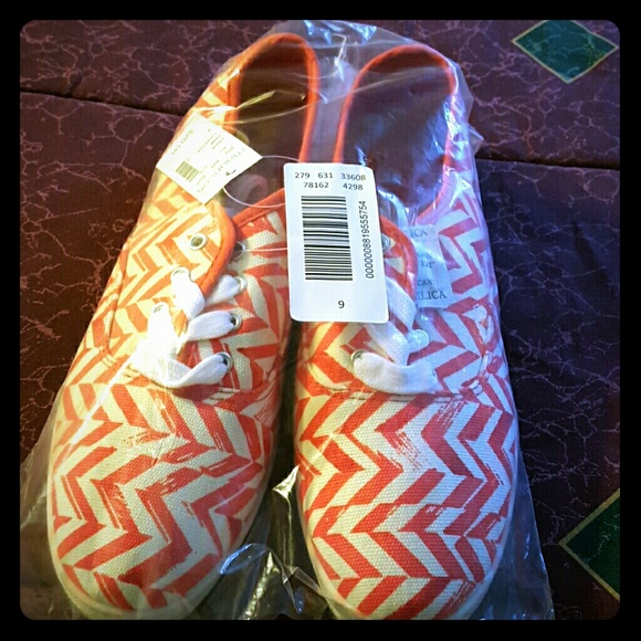 Maurices Shoes - Cute Chevron Print Canvas Shoes