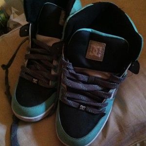 Teal black white and gray DC!