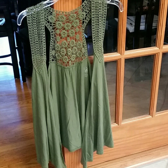 Justice Other - Open front crochet vest