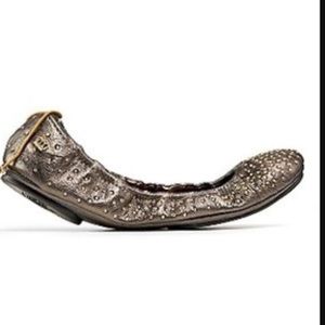 juicy couture studded ballet flats