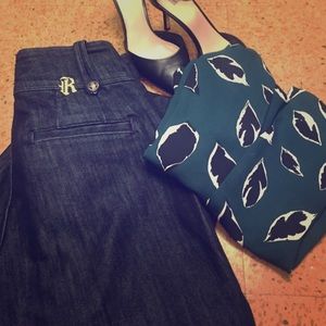 Rich & Skinny "Lanky" Wide Leg Jeans