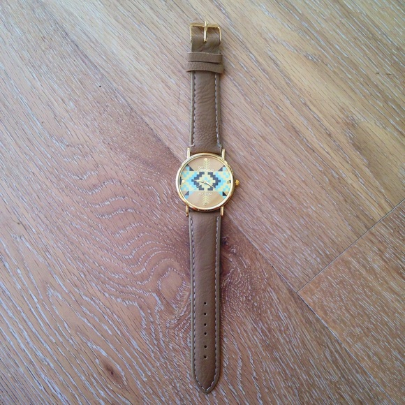 ⚡️LAST ONE⚡️ Aztec Colorful Brown Leather Watch - Picture 3 of 3