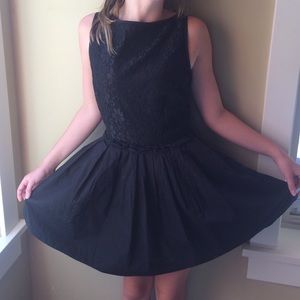 Floral lace little black dress!