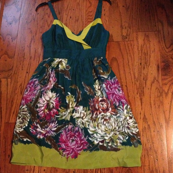 Anthropologie Impressionist's Dream Dress 6P