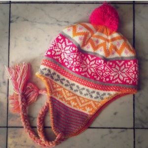 Pink Pom Pom Hat