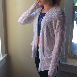 White beach/ boho cardigan