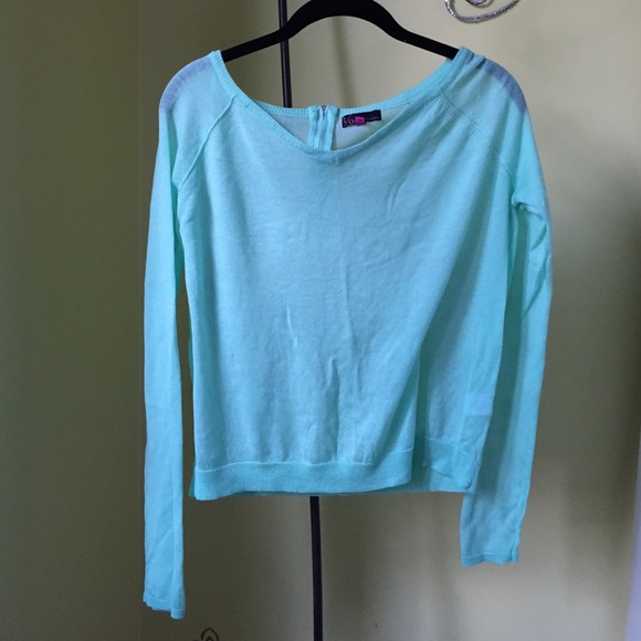 Mint Green Sweater with Zipper on the Back! 😍❤️