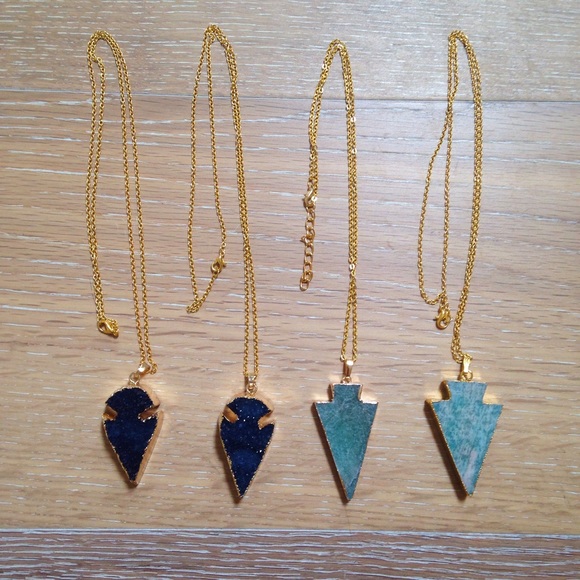 ⚡️LAST ONE⚡️Blue Druzy Crystal Pendant Necklace - Picture 3 of 3