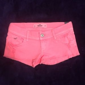 Hollister Neon Orange/pink shorts