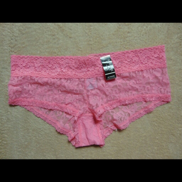 Pink lace pantie