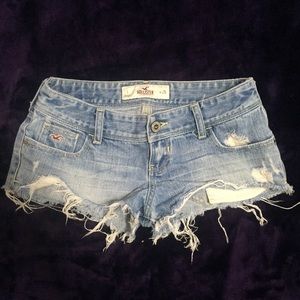 Hollister distressed shorts