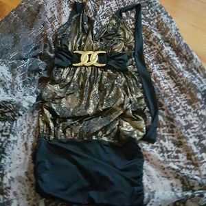 Black and Gold Small dress