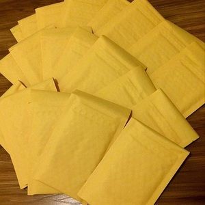 20 Yellow Bubble Padded Envelopes