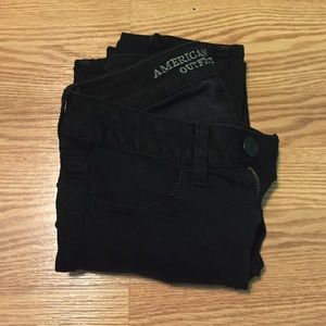 black skinny jeans