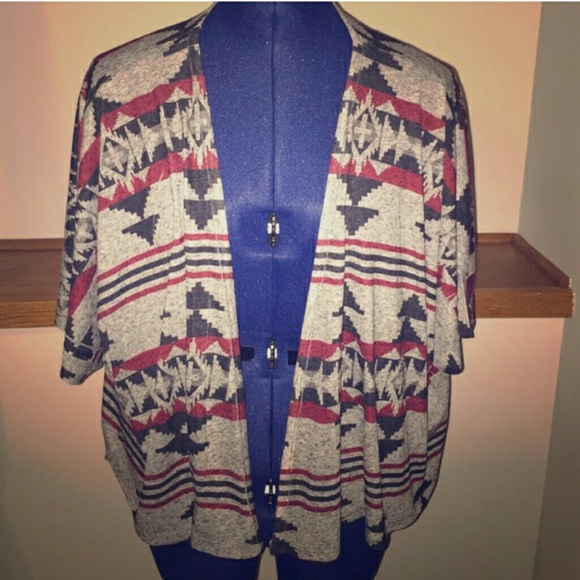 Forever 21 cardigan kimono sweater southwestern