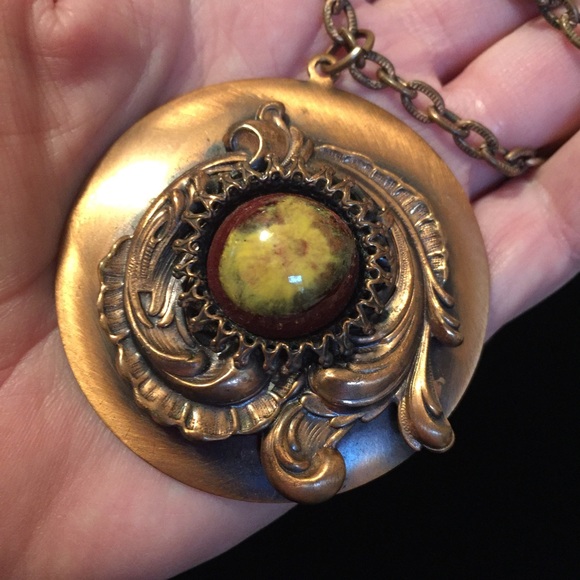 Vintage copper necklace - Picture 2 of 4