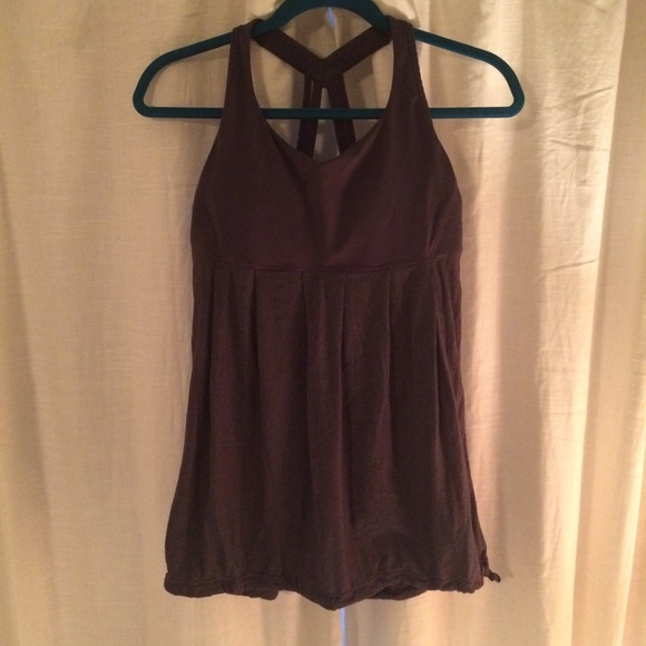 Lululemon Size 8 Dark Gray Tank