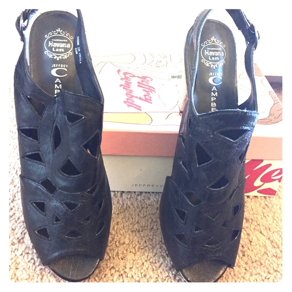 Jeffery Campbell handmade sandals