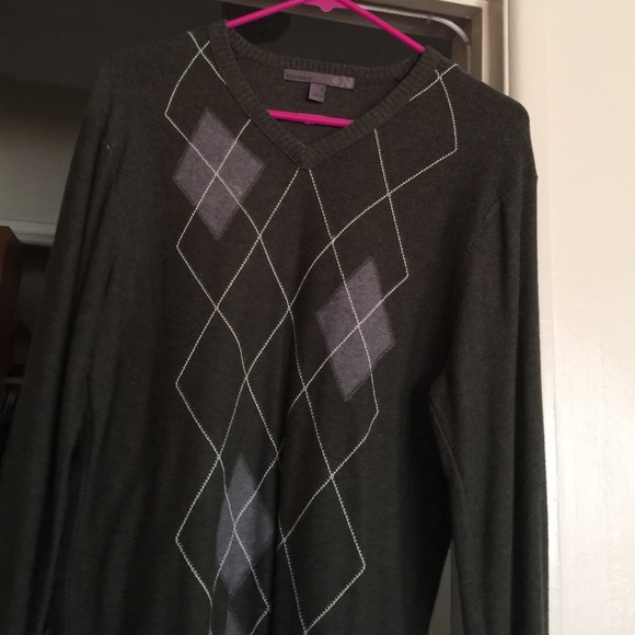 Old navy argyle dark green sweater