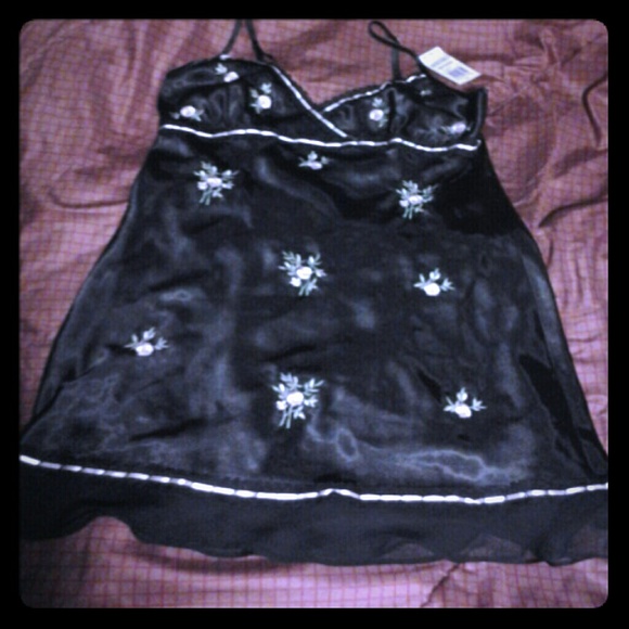 NWT MORGAN TAYLOR INTIMATES-babydoll camisol