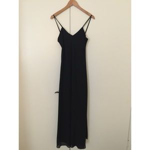 Long black dress size S