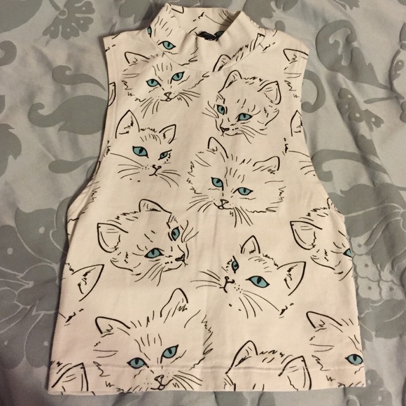 Cat Crop Top
