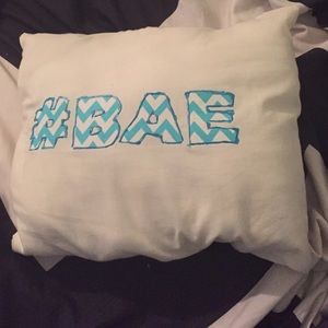 A #bae pillow