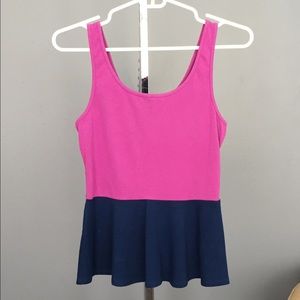 Express peplum tank