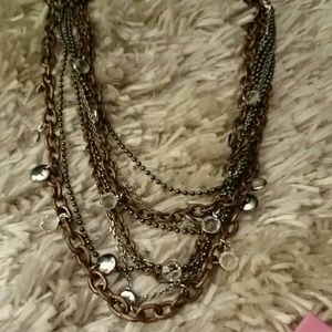 Over lap necklace