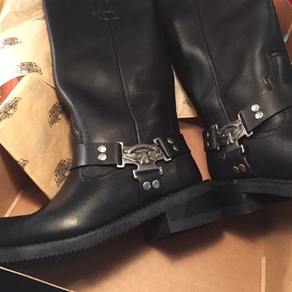 Women's Black Boots, Harley D. Original.
