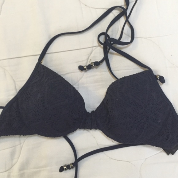 Lace bikini top