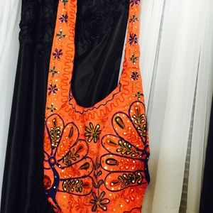 Hand made embroidery bag