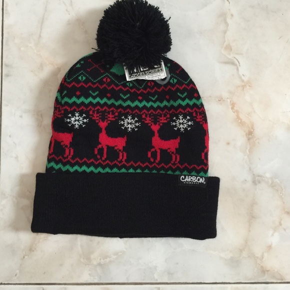 🆕 Christmas Pompom Beanie Hat