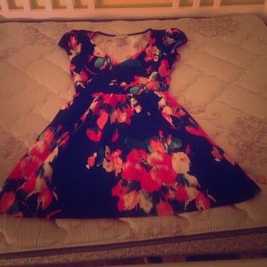 Floral dress.